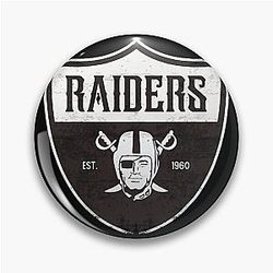 Art Las Vegas Raiders Pin