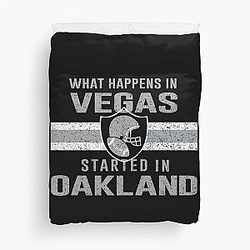 Las Vegas Raiders Duvet Cover