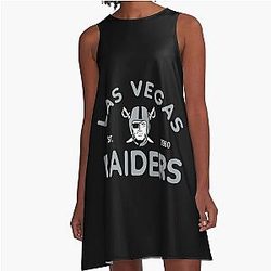 Art - Las Vegas Raiders A Line Dress