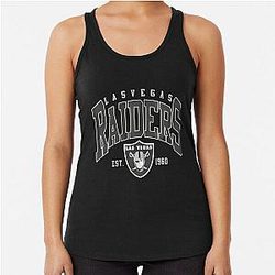 Art Las Vegas Raiders Racerback Tank Top