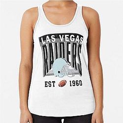 Art Las Vegas Raiders Racerback Tank Top