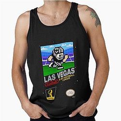 Las Vegas Raiders 8-bit Videogame Cartridge Tank Top