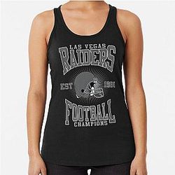 Art Las Vegas Raiders Racerback Tank Top