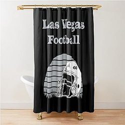 Art - Las Vegas Raiders Shower Curtain becomes 
Las Vegas Raiders Shower Curtain