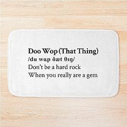 Ms. Lauryn Hill Aesthetic Motivational Quote R&B Bath Mat