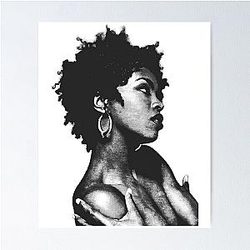 Lauryn Hill Halftone Poster