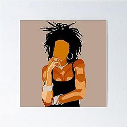 Lauryn Hill Abstract Art Poster