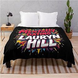 Mentally Dating Lauryn Hill Throw Blanket