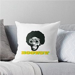 of Lauryn Hill Halftone Throw Pillow