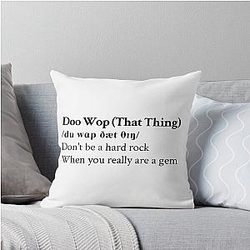 Ms. Lauryn Hill Aesthetic Motivational Lyrics R&B Throw Pillow