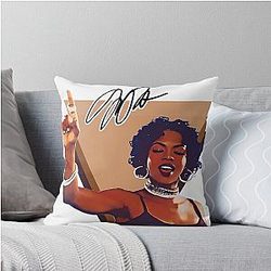 Lauryn Hill Retro Style Throw Pillow