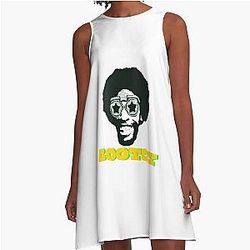 Of Lauryn Hill Halftone A-Line Dress