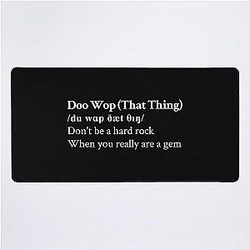 Ms. Lauryn Hill Aesthetic Lyrics R&B Black Desk Mat