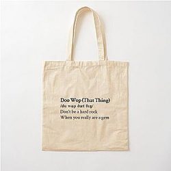 Ms. Lauryn Hill Aesthetic Motivational Quote R&B Cotton Tote Bag