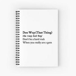 Ms Lauryn Hill Aesthetic Motivational Quote R&B Spiral Notebook