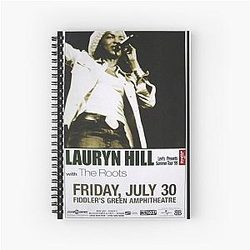 The Fugees Lauryn Hill Spiral Notebook