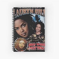 Gift For Men Lauryn Hill Spiral Notebook
