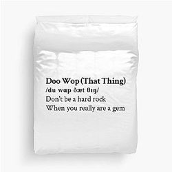 Ms. Lauryn Hill Aesthetic Motivational Lyrics R&B Duvet Cover
