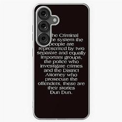 Law and Order Samsung Galaxy Soft Case
