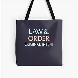 Day Gift For Fans Of Law Order All Over Print Tote Bag