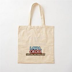 Introverted but willing to discuss Law & Order SVU Cotton Tote Bag