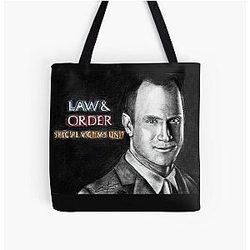 Elliot Stabler Law Order SVU All Over Print Tote Bag