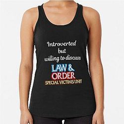 Introverted but willing to discuss Law and Order SVU Tank Top