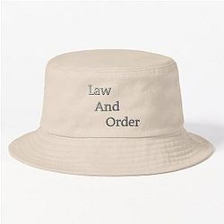 Law and Order Silver Bucket Hat