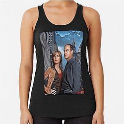 Benson & Stabler Law and Order: SVU Racerback Tank