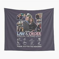 Design 21 Years of Law and Order Special Victims Unit Tapestry