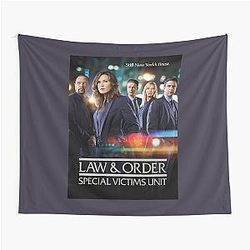 Funny Gift For Law Order Christmas Holiday Tapestry