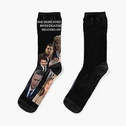 Dedicated Detectives Law and Order SVU Lach Holiday Socks