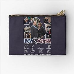 Design 21 Years Of Law & Order: Special Victims Unit Zipper Pouch