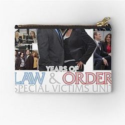 Design 21 Years of Law and Order Special Victims Unit Zipper Pouch