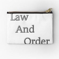 Law and Order Silver Pouch