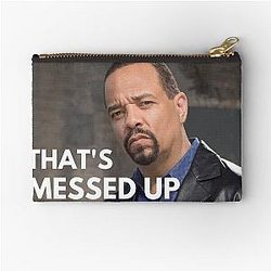 Law and Order SVU Fin Thats messed up zipper pouch