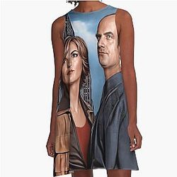 Benson and Stabler Law and Order: SVU A-Line Dress