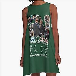 Design 21 Years of Law & Order: Special Victims Unit A-Line Dress