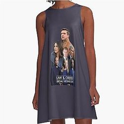 Funny Gift Law & Order Cute A-Line Dress