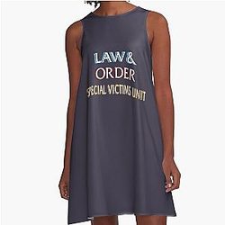 Gift Idea Law Order A Line Dress Music Fans