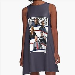 Vintage Law And Order Gifts A-Line Dress