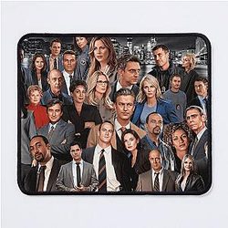 Collage of Law and Order Landscape Mouse Pad