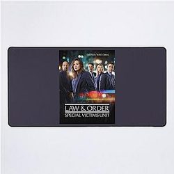 Funny Gift for Law Order Christmas Holiday Desk Mat