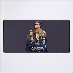 Funny Graphic Gift Law Order Desk Mat