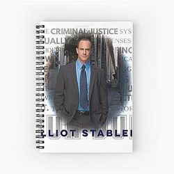 Elliot Stabler Law and Order SVU Lach Halloween Spiral Notebook