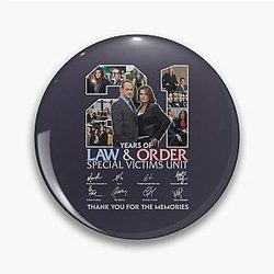 Design 21 Years of Law and Order: Special Victims Unit Pin