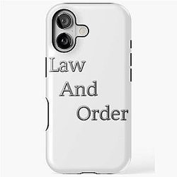 Law and Order iPhone Case