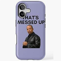 Law and Order SVU Fin That's messed up iPhone Case