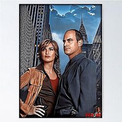 Benson & Stabler Law & Order SVU Poster
