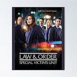 Funny Gift for Law Order Christmas Holiday Poster